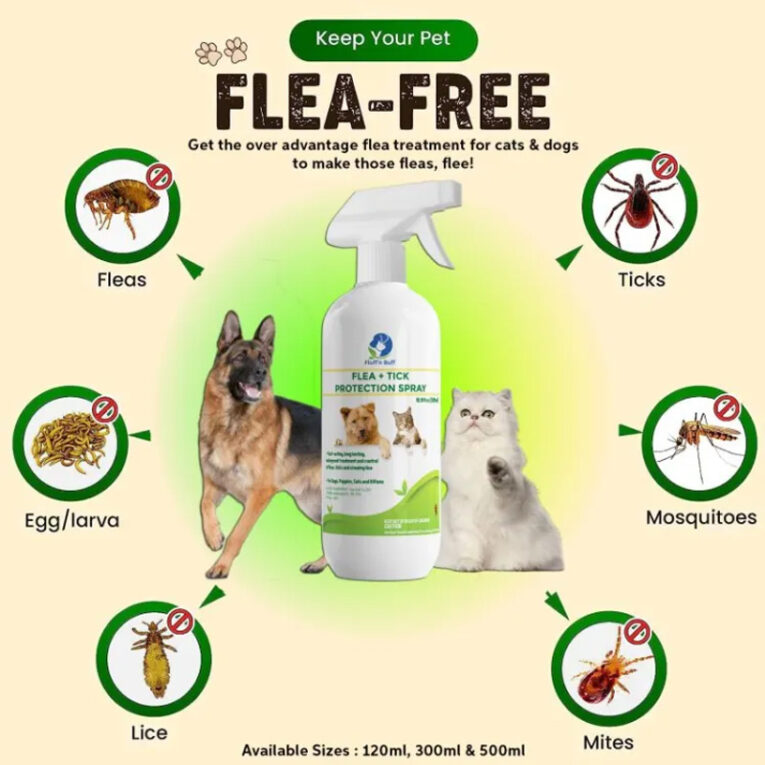 fluff n buff flea and tick spray benefits