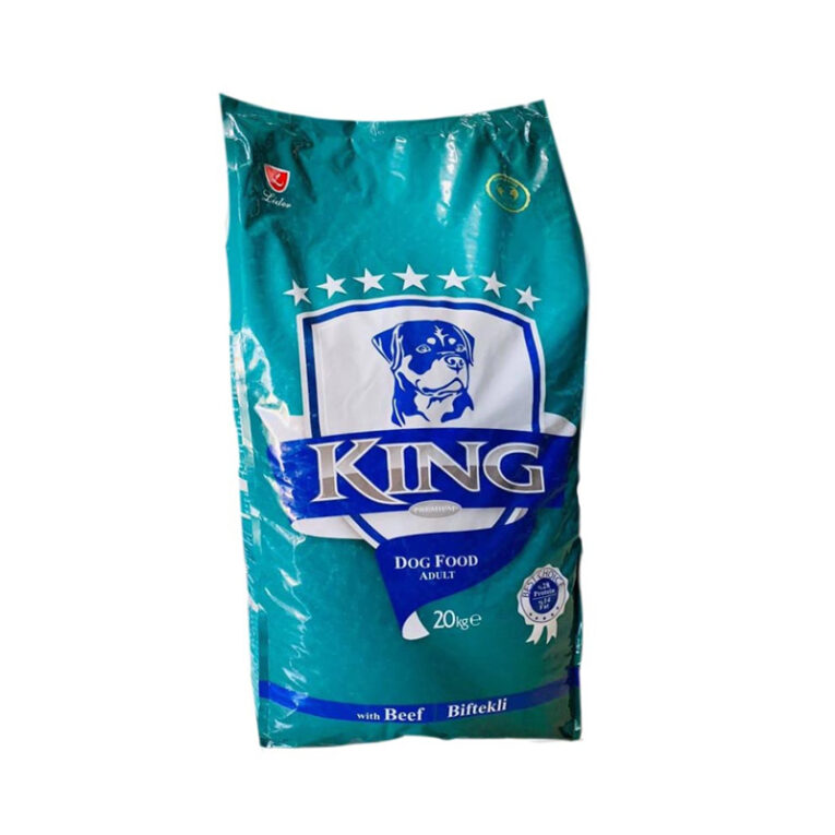 king dog food with beef