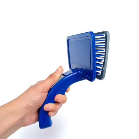 pet blue pushed slicker brush