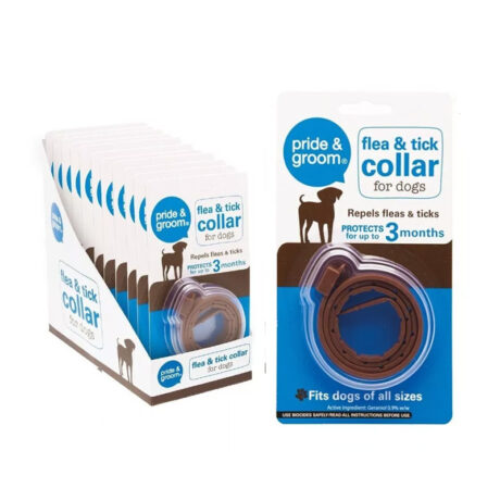 pride and groom flea and tick collar for dogs